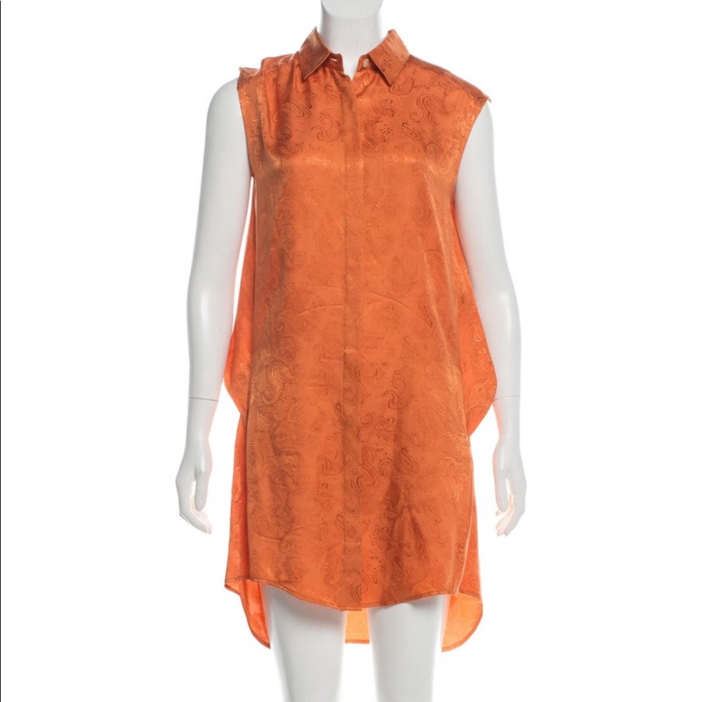 Thakoon Silk Paisley Embroidered Dress